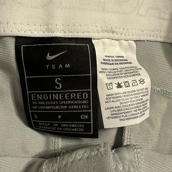 Nike men’s knicker baseball pants. Size small. Gray with royal blue piping - Picture 1 of 4